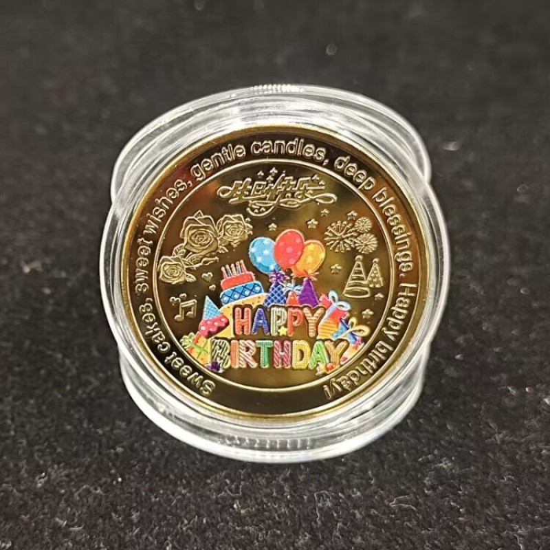 Birthday Coin Factory - 3D Engraved Cake Souvenir Coin