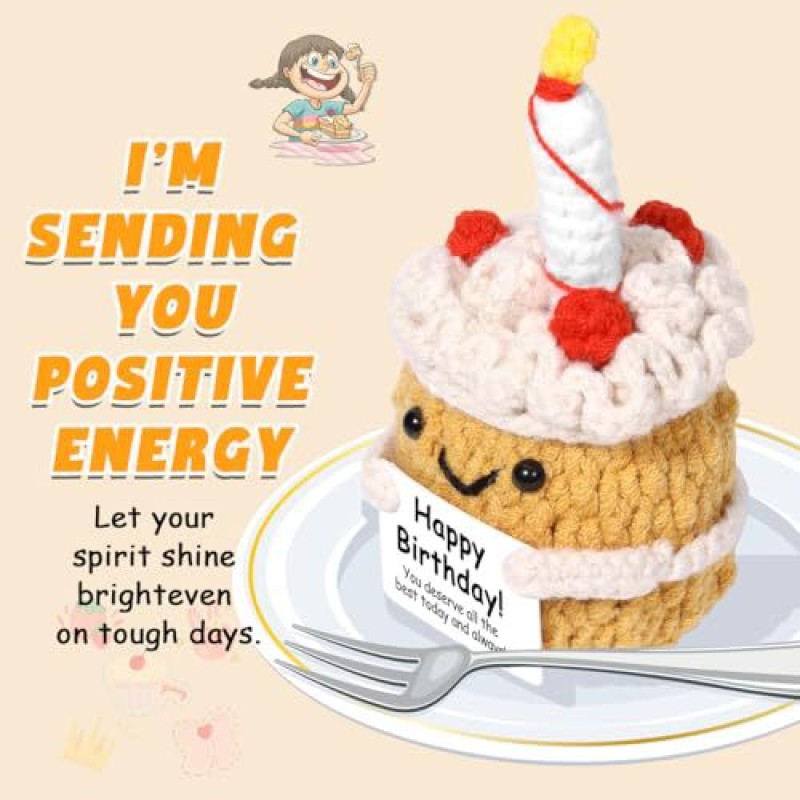 Birthday Doll Manufacturer - Wool Yarn Cake Holder Card