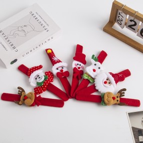 Christmas Bracelet Manufacturer - Santa Snowman Fleece Band