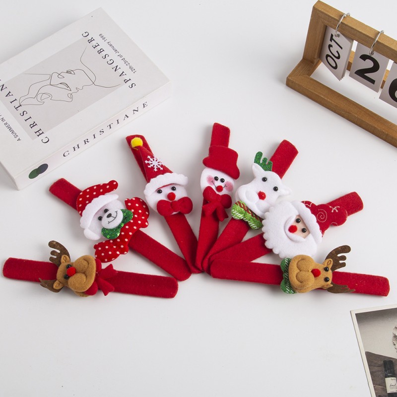 Christmas Bracelet Manufacturer - Santa Snowman Fleece Band