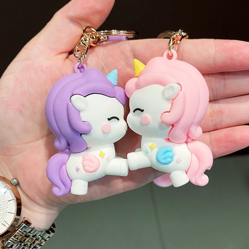 Unicorn Keychain Factory - OEM Custom Kawaii Rubber Pendant