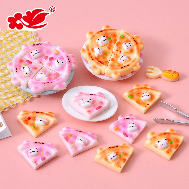 Pizza Charms Factory - OEM Custom Simulated Food Resin