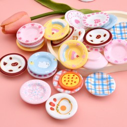Dollhouse Tableware Manufacturer - OEM Custom Mini Resin Plate