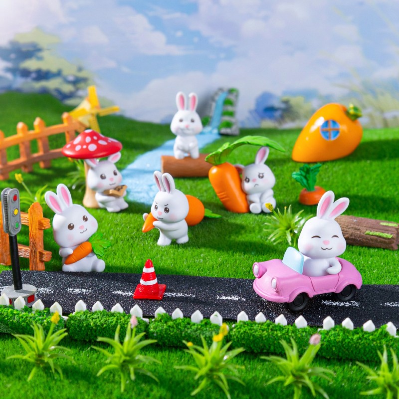 Easter Bunny Kit Manufacturer - OEM Custom Micro Landscape Ornaments