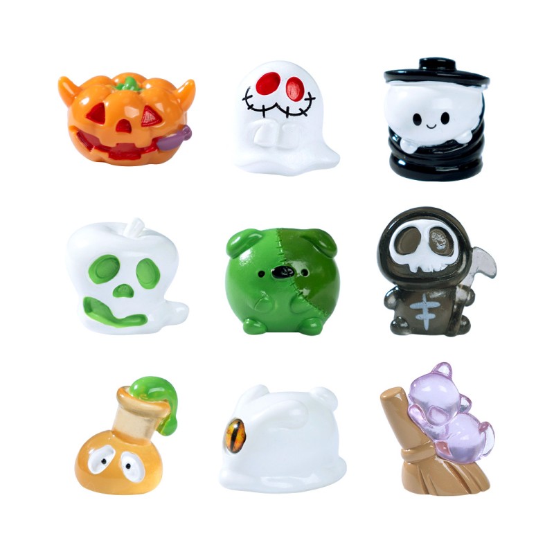 Halloween Miniatures Supplier - OEM Custom Luminous Skeleton Decor