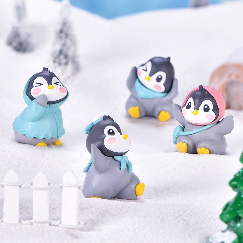 Penguin Figurines Manufacturer - OEM Custom Cake Topper Design