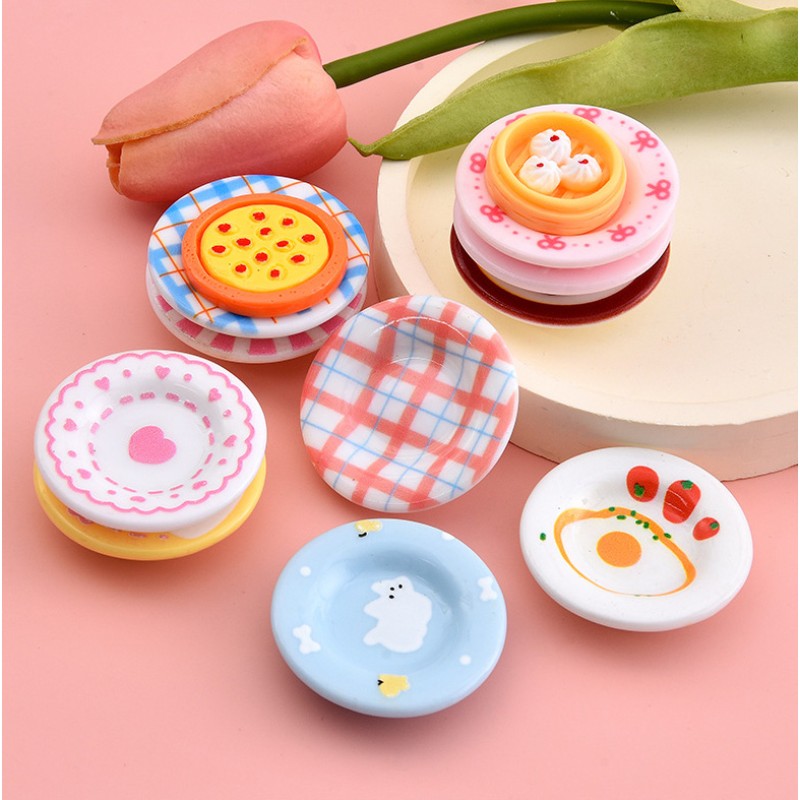 Dollhouse Tableware Manufacturer - OEM Custom Mini Resin Plate