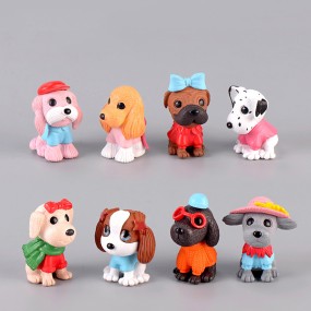 Dog Figurines Supplier - OEM Custom Realistic Puppy Figures