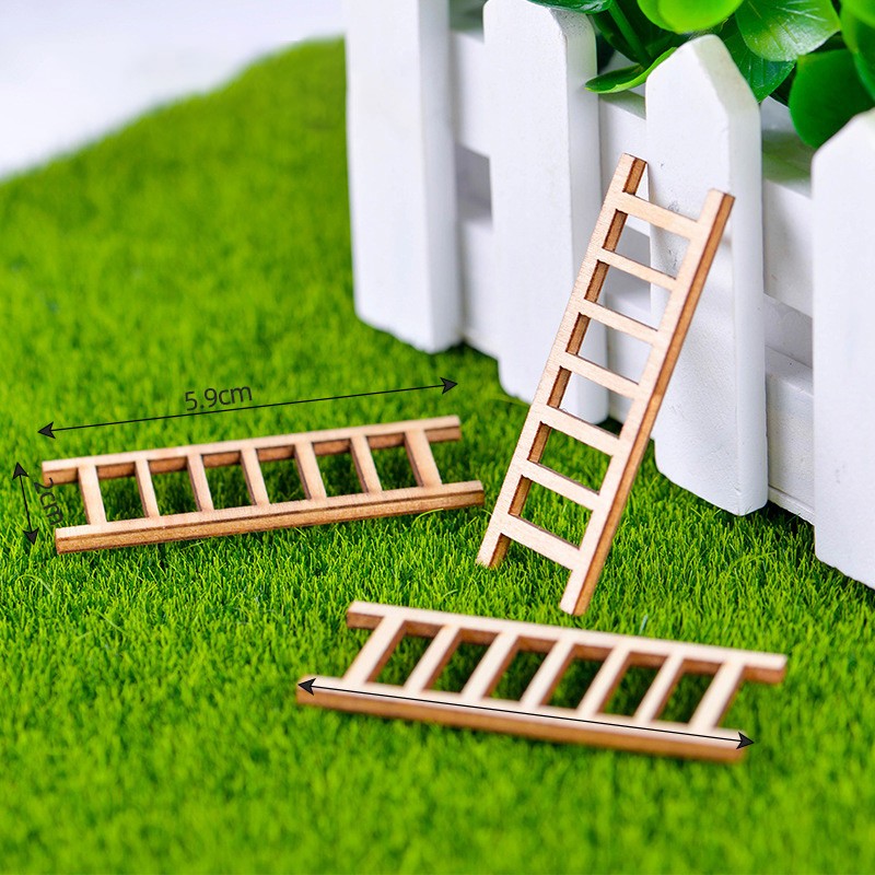 Wooden Ladder Factory - OEM Custom Micro Landscape Decoration