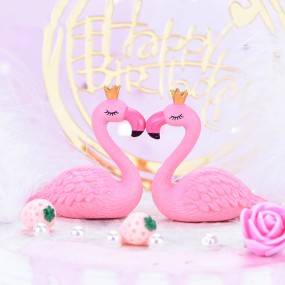 Flamingo Figurines Factory - OEM Custom Crown Pink Design