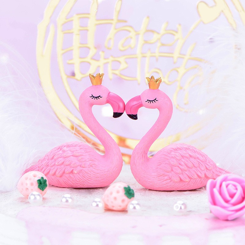 Flamingo Figurines Factory - OEM Custom Crown Pink Design