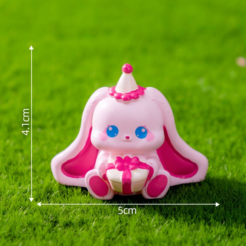 Rabbit Bear Figurines Manufacturer - OEM Custom Mini Bunny Crafts