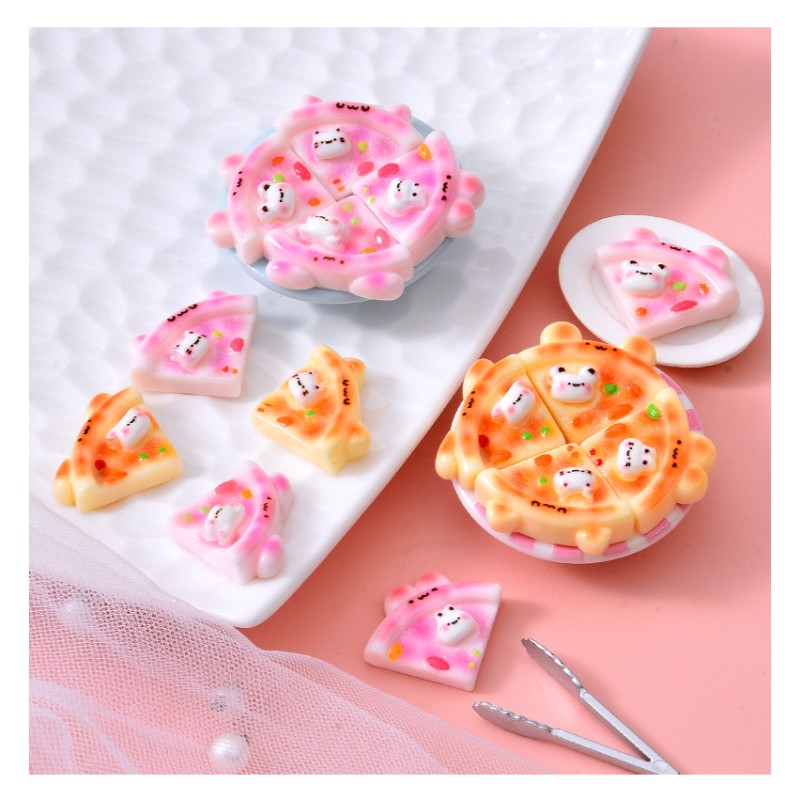 Pizza Charms Factory - OEM Custom Simulated Food Resin