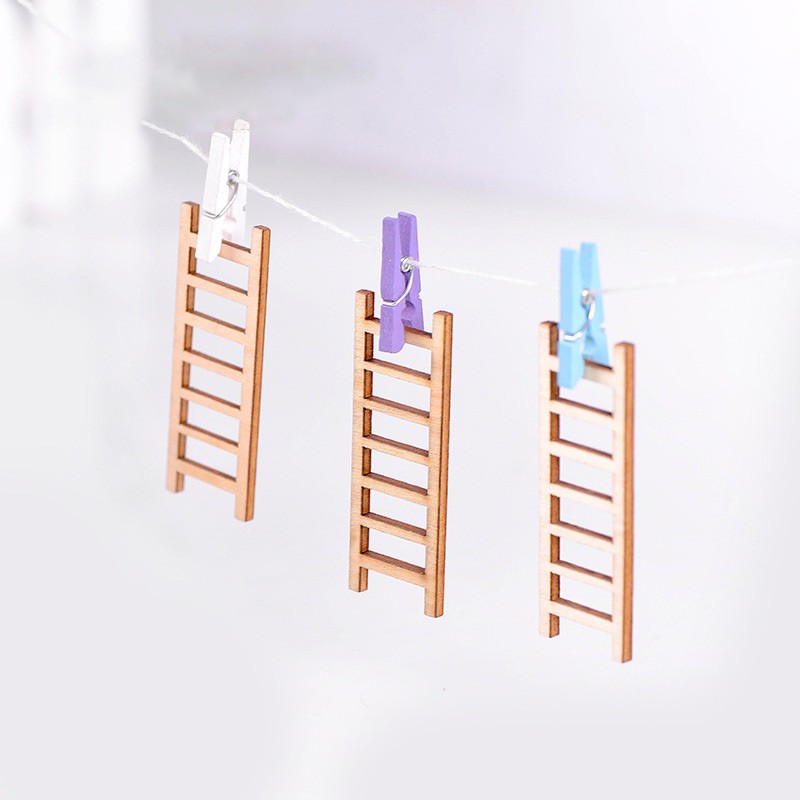 Wooden Ladder Factory - OEM Custom Micro Landscape Decoration