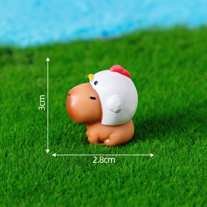 Capybara Figurines Supplier - OEM Custom Resin Animal Miniatures