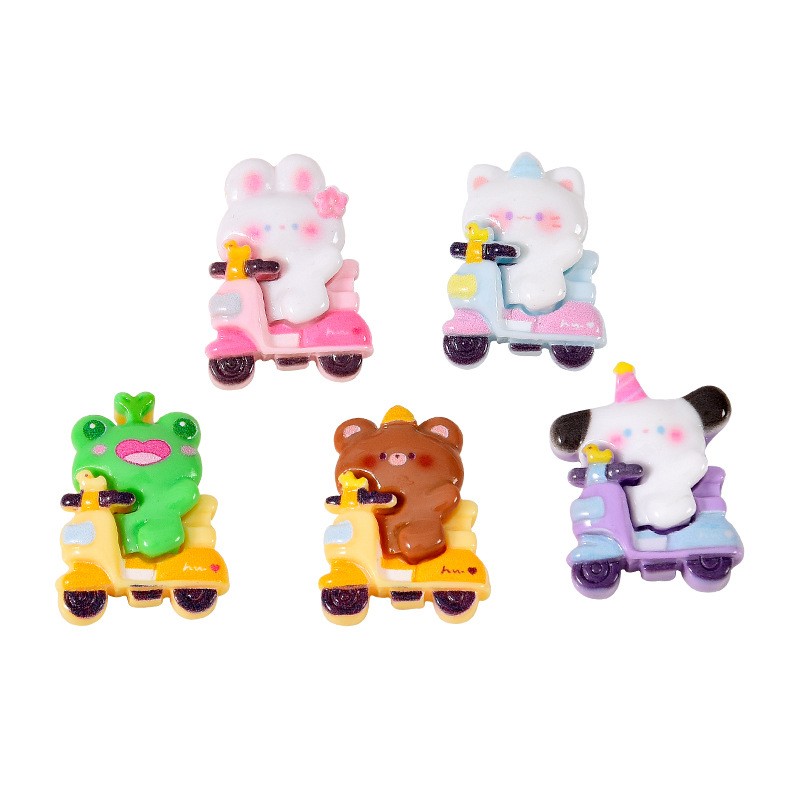 Resin Charms Supplier - OEM Custom Cycle Animal Slime Accessories