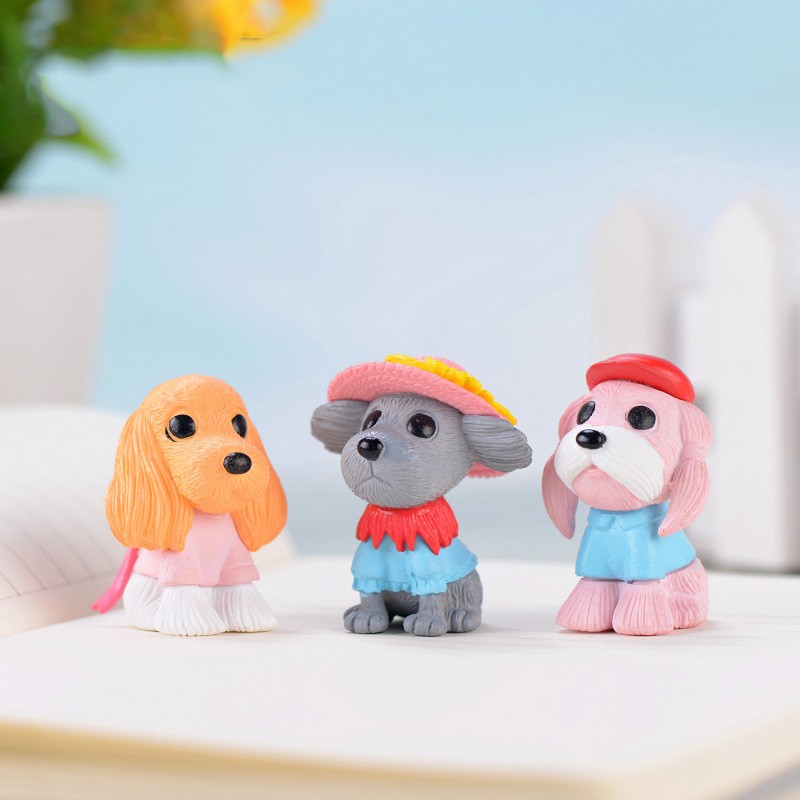 Dog Figurines Supplier - OEM Custom Realistic Puppy Figures