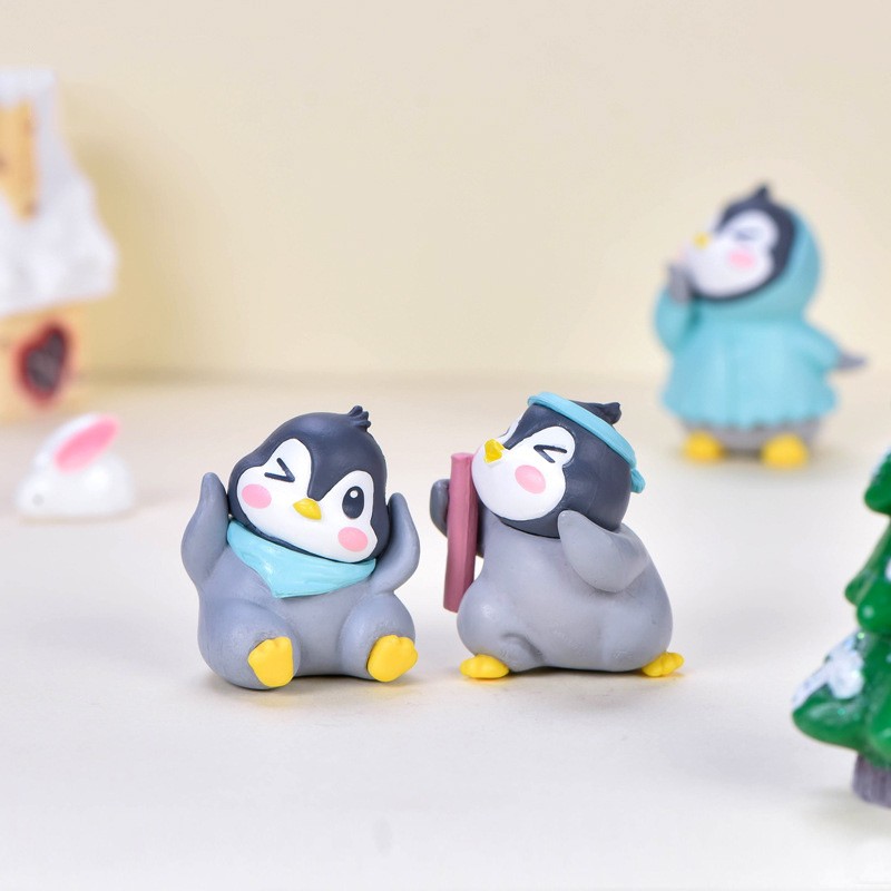 Penguin Figurines Manufacturer - OEM Custom Cake Topper Design