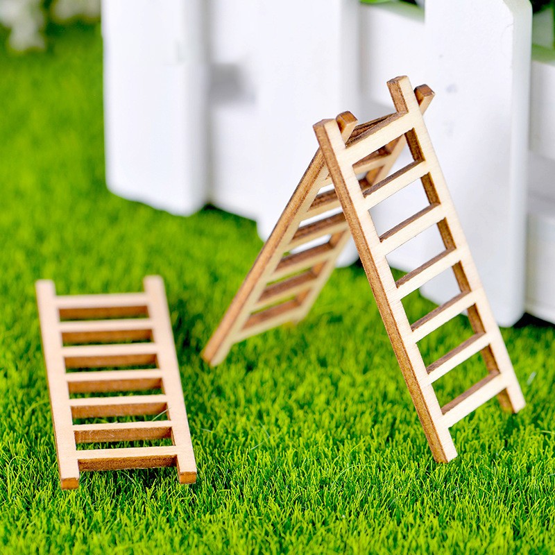 Wooden Ladder Factory - OEM Custom Micro Landscape Decoration