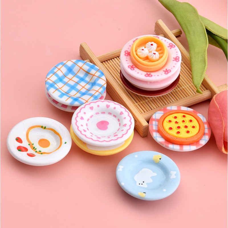 Dollhouse Tableware Manufacturer - OEM Custom Mini Resin Plate