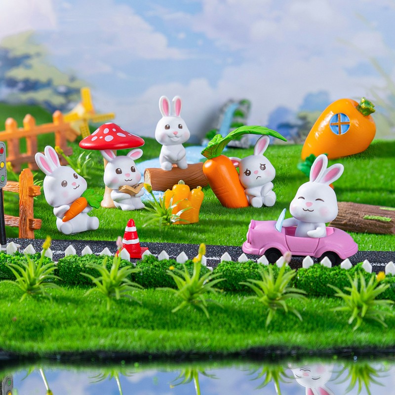 Easter Bunny Kit Manufacturer - OEM Custom Micro Landscape Ornaments