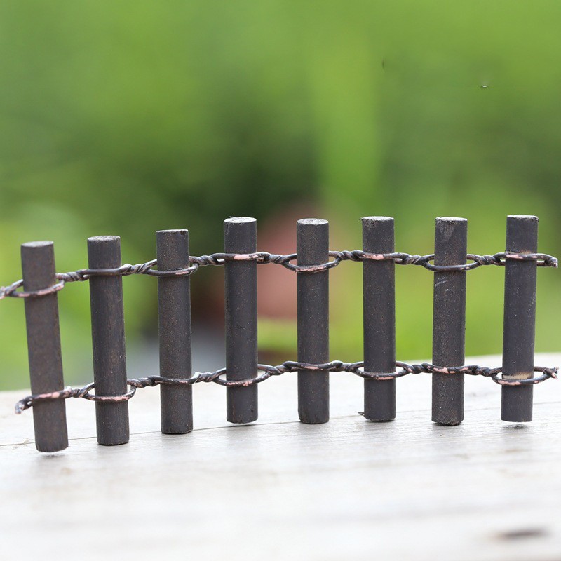 Wooden Fence Supplier - OEM Custom Round Fairy Garden Design