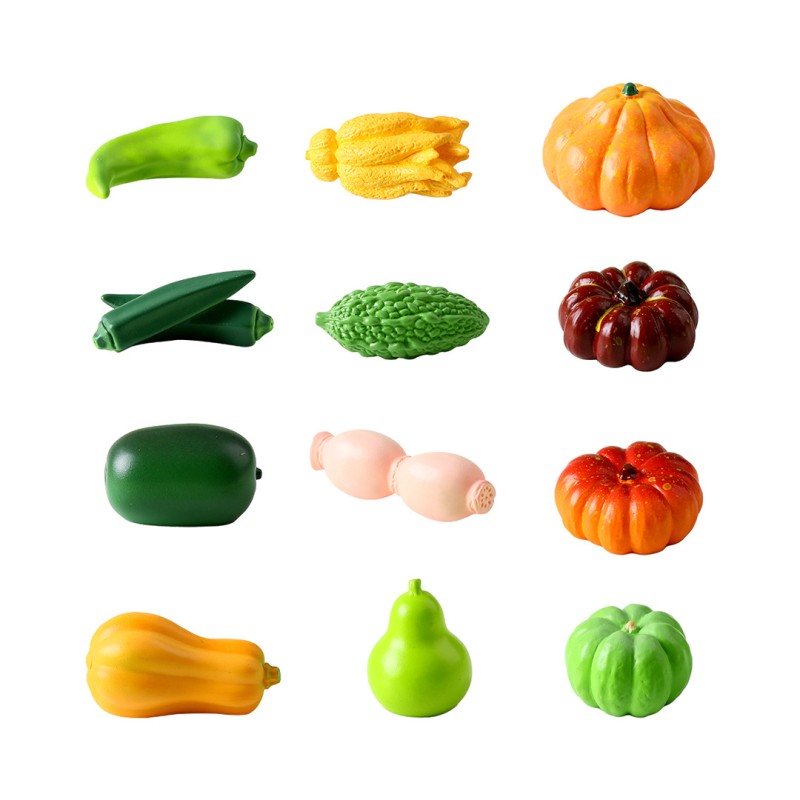 Vegetable Figurines Manufacturer - OEM Custom Pumpkin Chili Miniatures