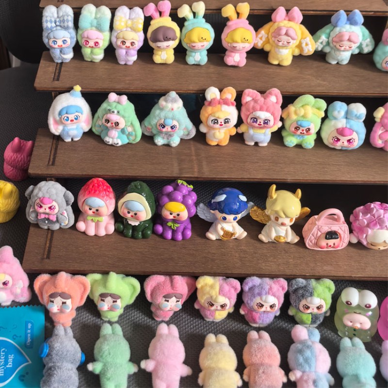 Miniature Toy Manufacturer - Flocking Rabbit Doll Figure