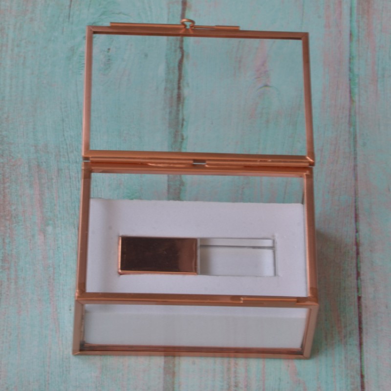 USB Box Manufacturer - Custom Glass Flash Drive Package