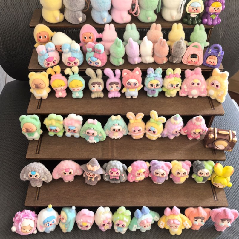 Fashion Toy Manufacturer - Kawaii Flocking Rabbit Figure
