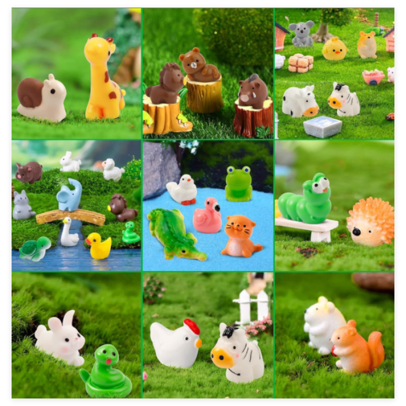 Miniature Craft Manufacturer - Random Animal DIY Dollhouse