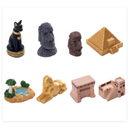 Resin Figurine Manufacturer - 3D Egyptian Pyramid Sphinx Model