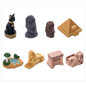 Resin Figurine Manufacturer - 3D Egyptian Pyramid Sphinx Model