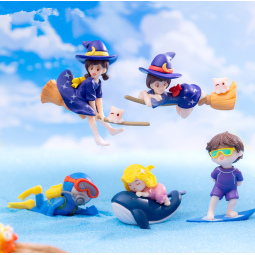 Witch Ornaments Manufacturer - Custom Aquarium Diver Figurines