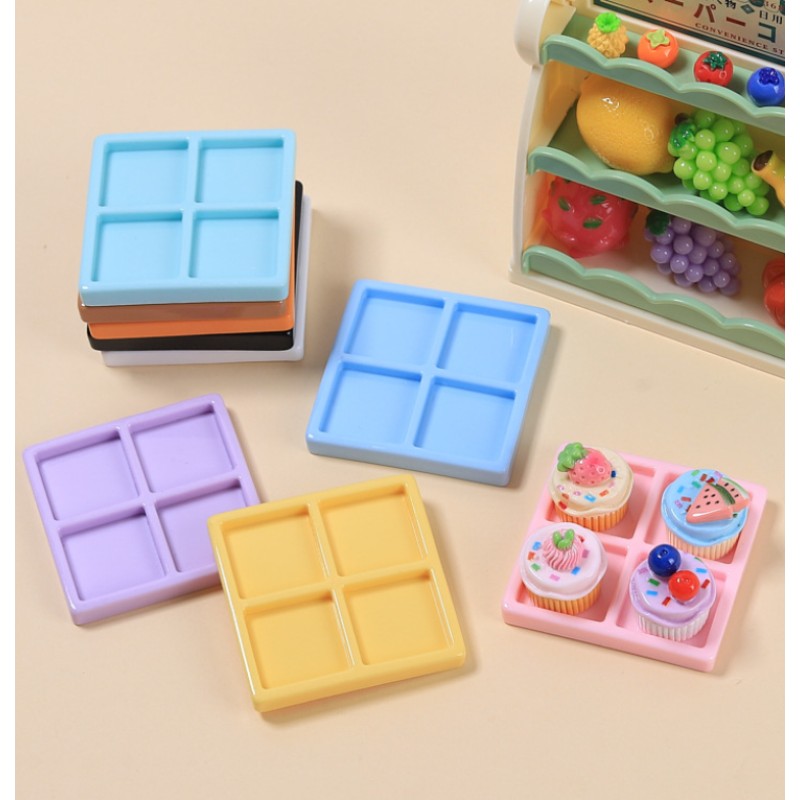 Food Craft Factory - Plate Fridge Magnets Cake Charms