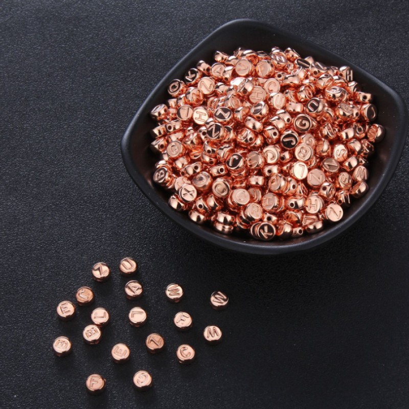 Alphabet Beads Manufacturer - Custom Stainless Steel Letter Beads