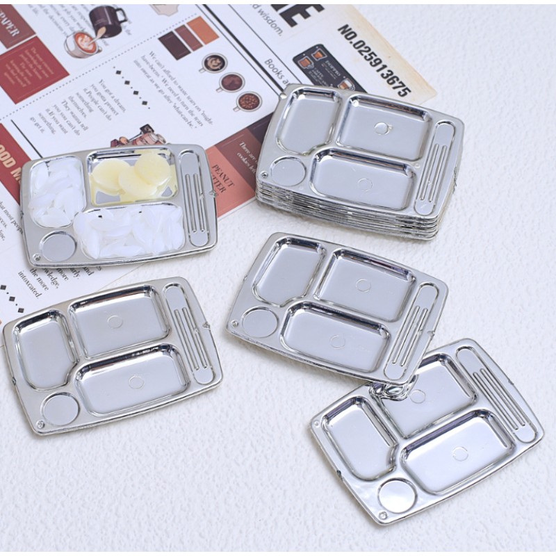Resin Plate Manufacturer - Mini Food Tray Dollhouse Ornaments