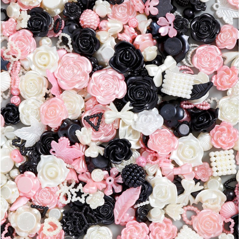 Resin Charms Manufacturer - Butterfly Baroque Flower Accessories