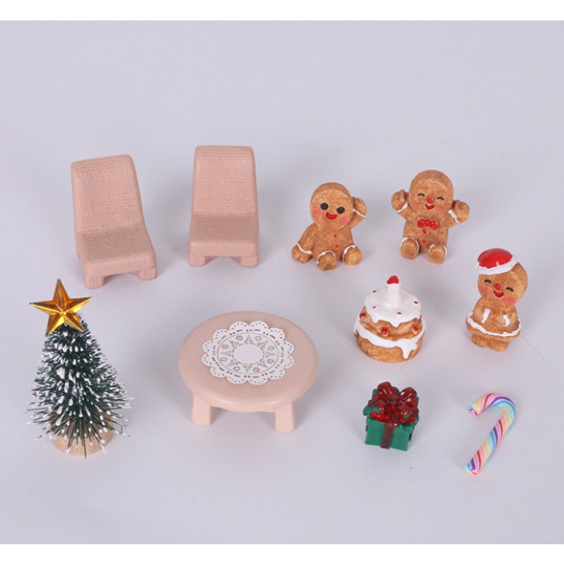 Christmas Charms Manufacturer - 3D Snow Tree Gingerbread Man