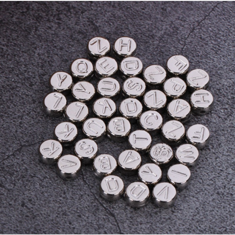 Alphabet Beads Manufacturer - Custom Stainless Steel Letter Beads