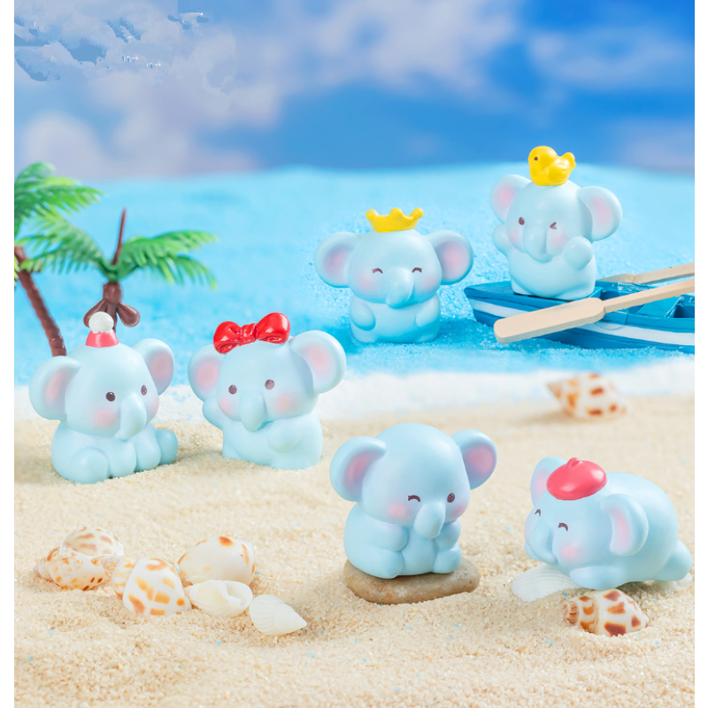 Elephant Crafts Factory - 1/12 Doll House Animal Figures