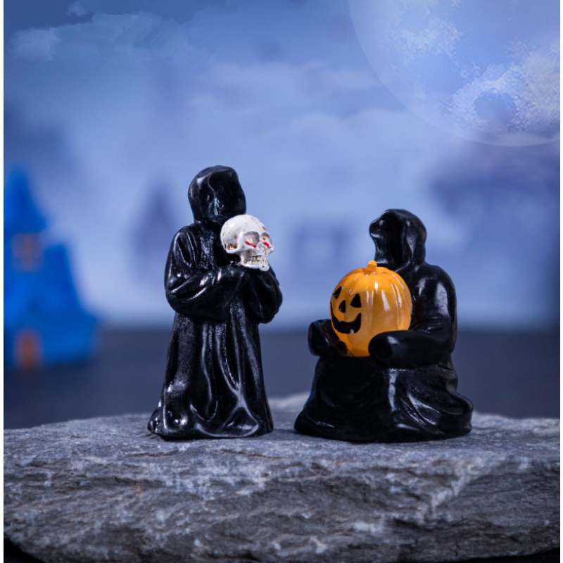 Halloween Figures Factory - Pumpkin Ghost Resin Crafts