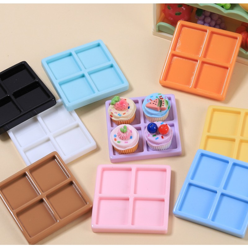 Food Craft Factory - Plate Fridge Magnets Cake Charms