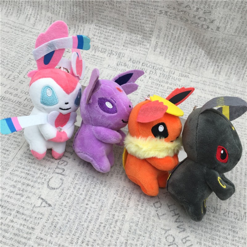Eevee Keychain Factory - OEM Custom 10cm Plush Keyring