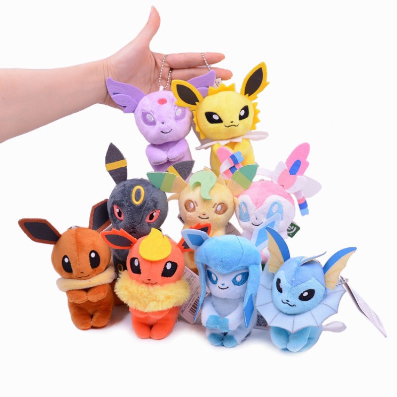 Eevee Keychain Factory - OEM Custom 10cm Plush Keyring