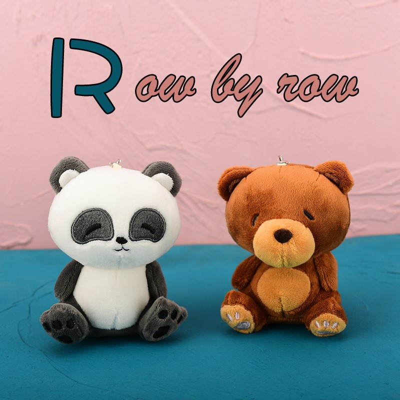 Plush Keyring Factory - OEM Custom Logo Embroidery