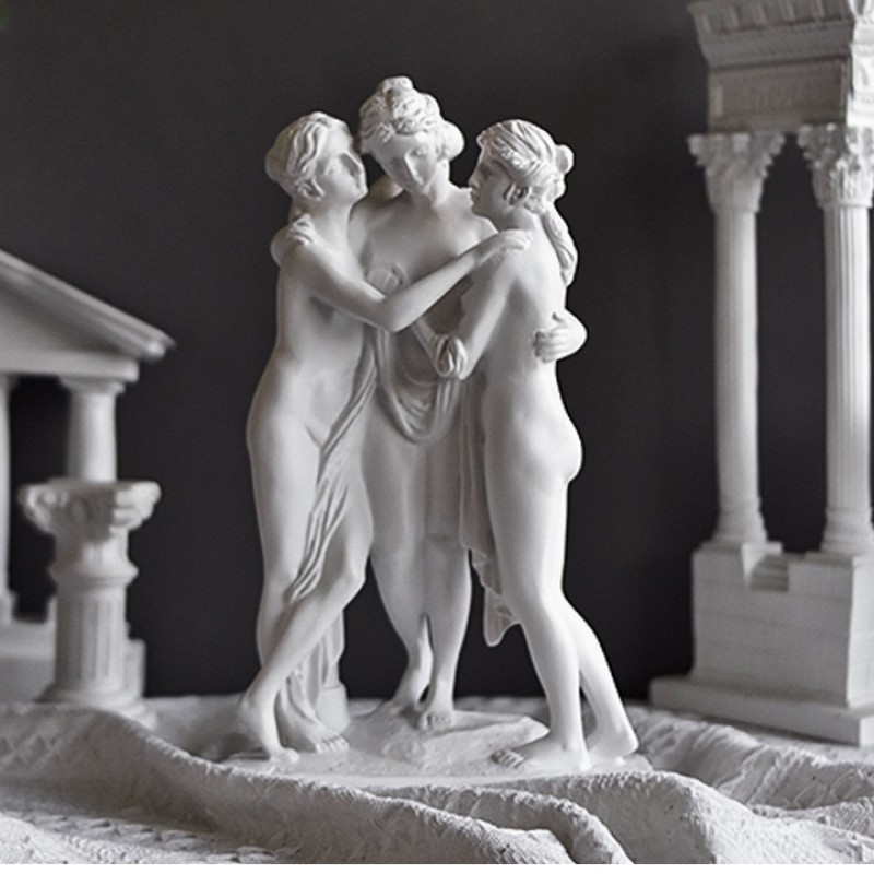 Greek Sculpture Manufacturer - Three Graces Resin Statue