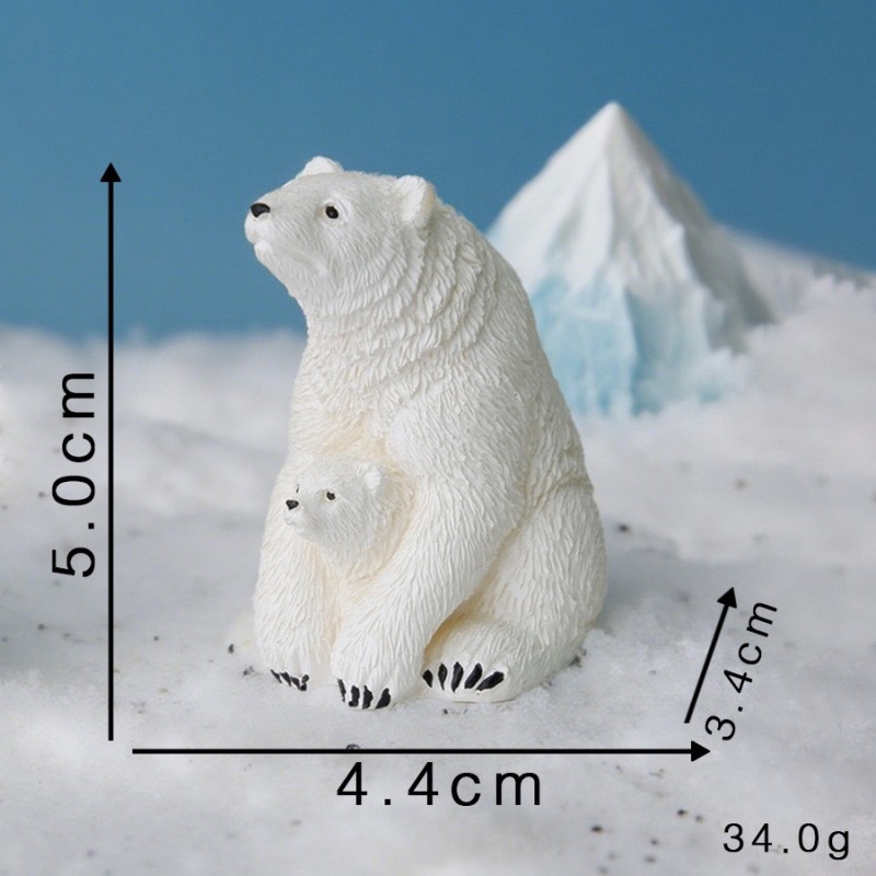 Polar Bear Factory - Cute Animal Miniature Landscape Decor