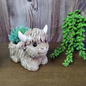 Highland Cow Planter Manufacturer - Yak Succulent Pot Decor