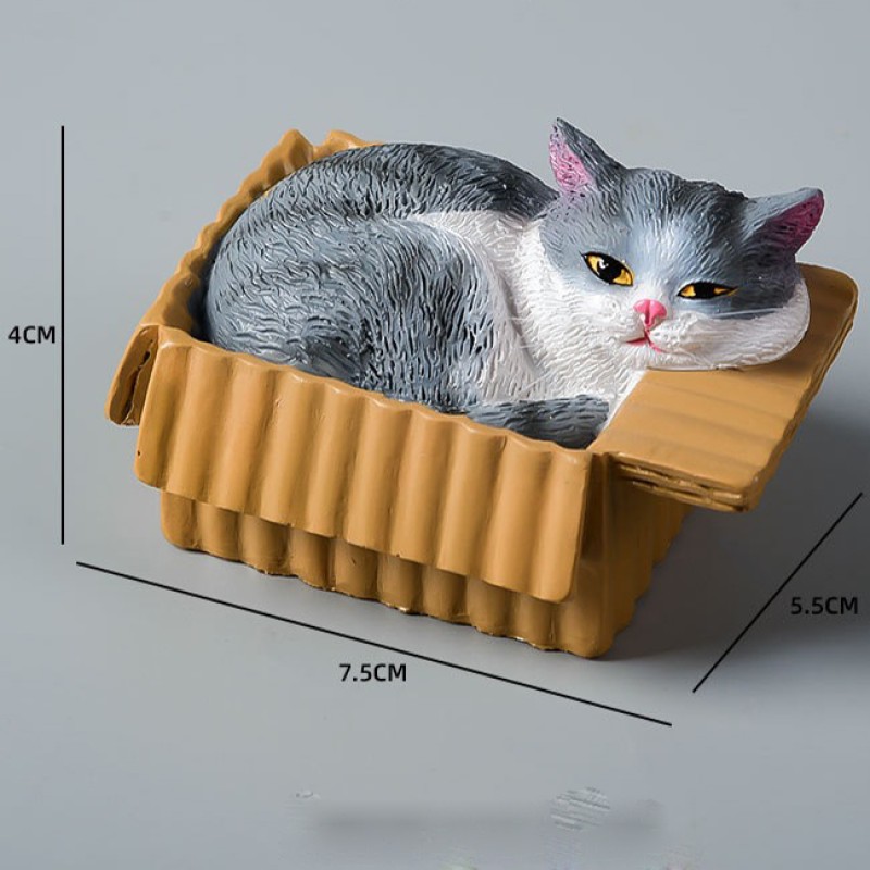 Cat Statue Factory - Cartoon Kitten Car Decor Ornament